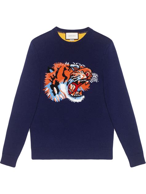 maglione gucci tigre colorato|La Maison presenta Gucci Tiger, una selezione speciale di .